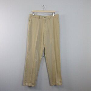 Zegna Sports Men's Chino Pants 36 x 34 Beige Cotton Rayon Office Business 552